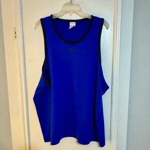 Adidas Mens Basketball Legends 3-Stripes Tank Top Blue XXL